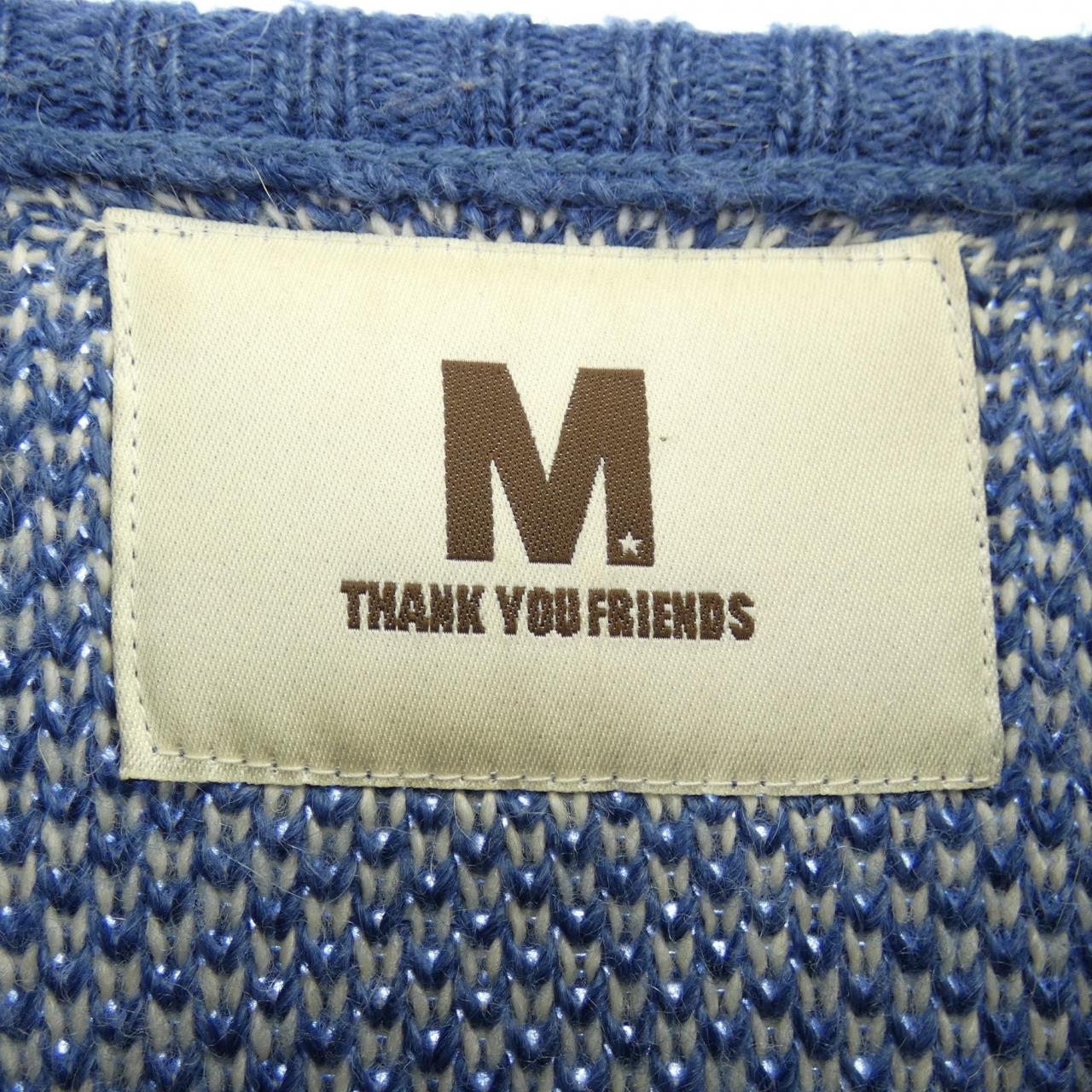 THANK YOU FRINDS ニット