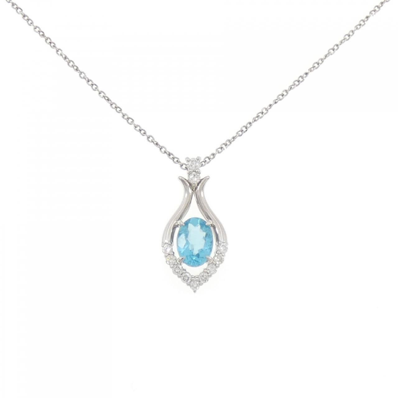 PT950/PT850 アパタイト ネックレス 0.990CT