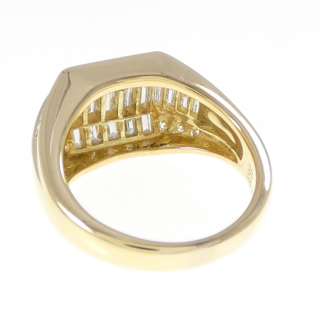 K18YG ダイヤモンド リング 2.10CT