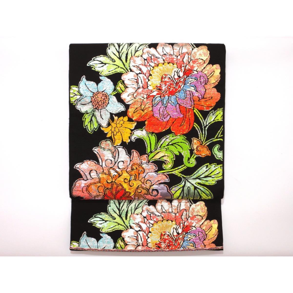 Tatshumura藏作品 大牡丹金錦腰帶 原創腰帶