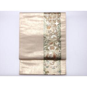 【未使用品】袋帯　引箔　友禅金彩加工　螺鈿入り