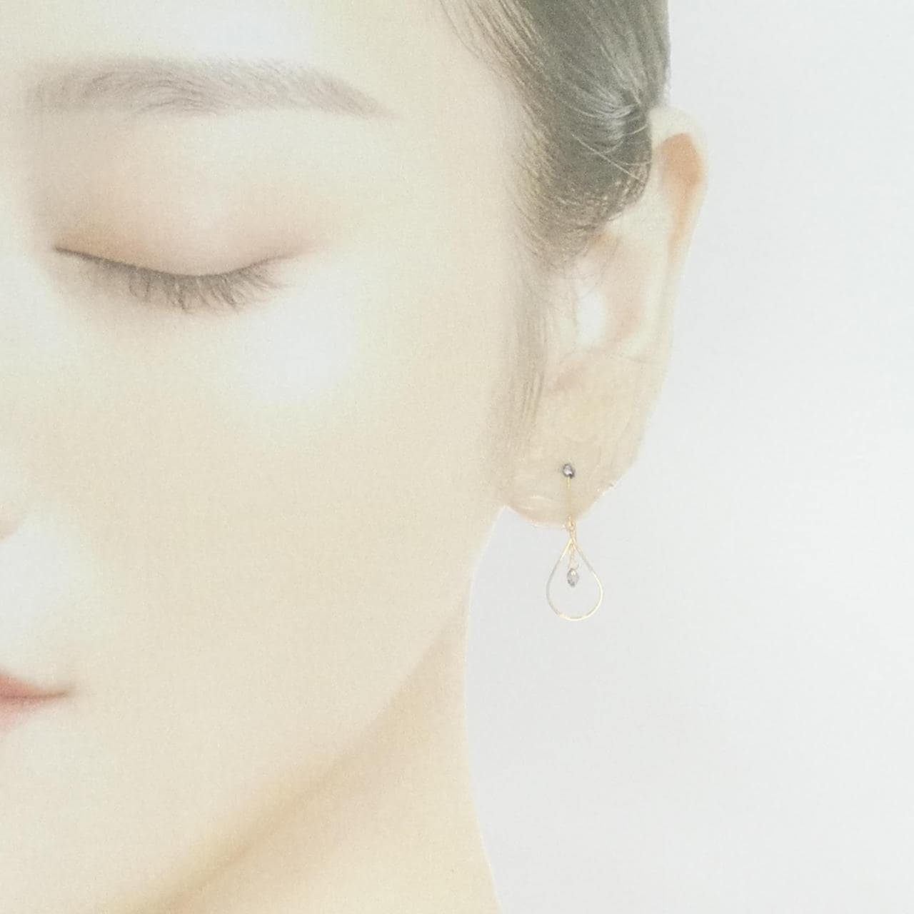 K18YG ダイヤモンド ピアス 0.2CT