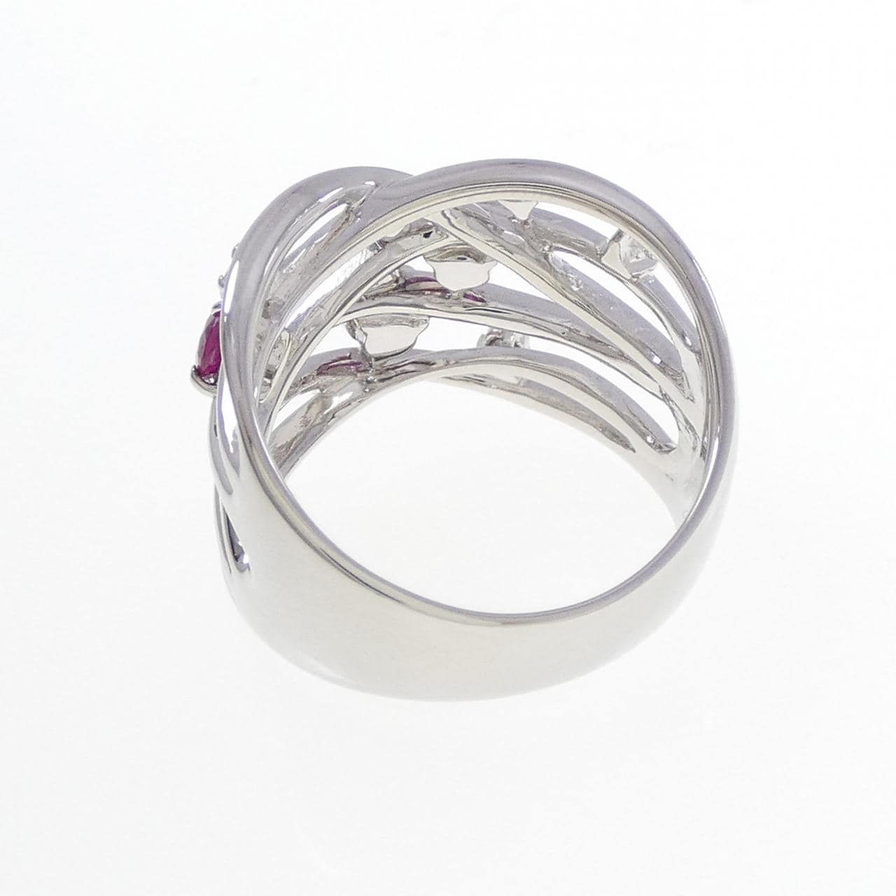 PT900 ルビー リング 0.51CT