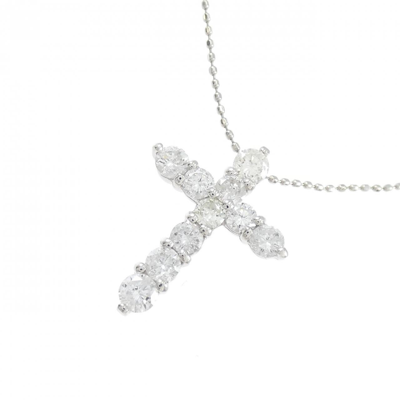 PT900/PT850 十字形鑽石項鍊 1.01克拉