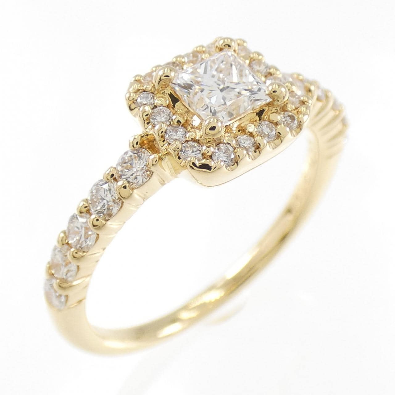K18YG ダイヤモンド リング 0.308CT