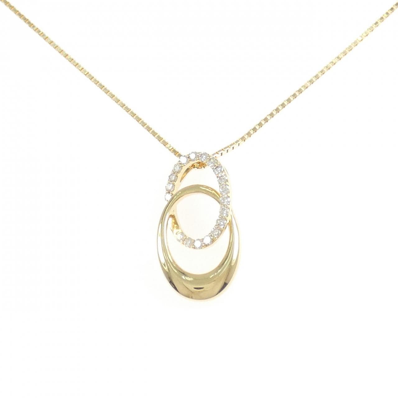 K18YG ダイヤモンド ネックレス 0.30CT