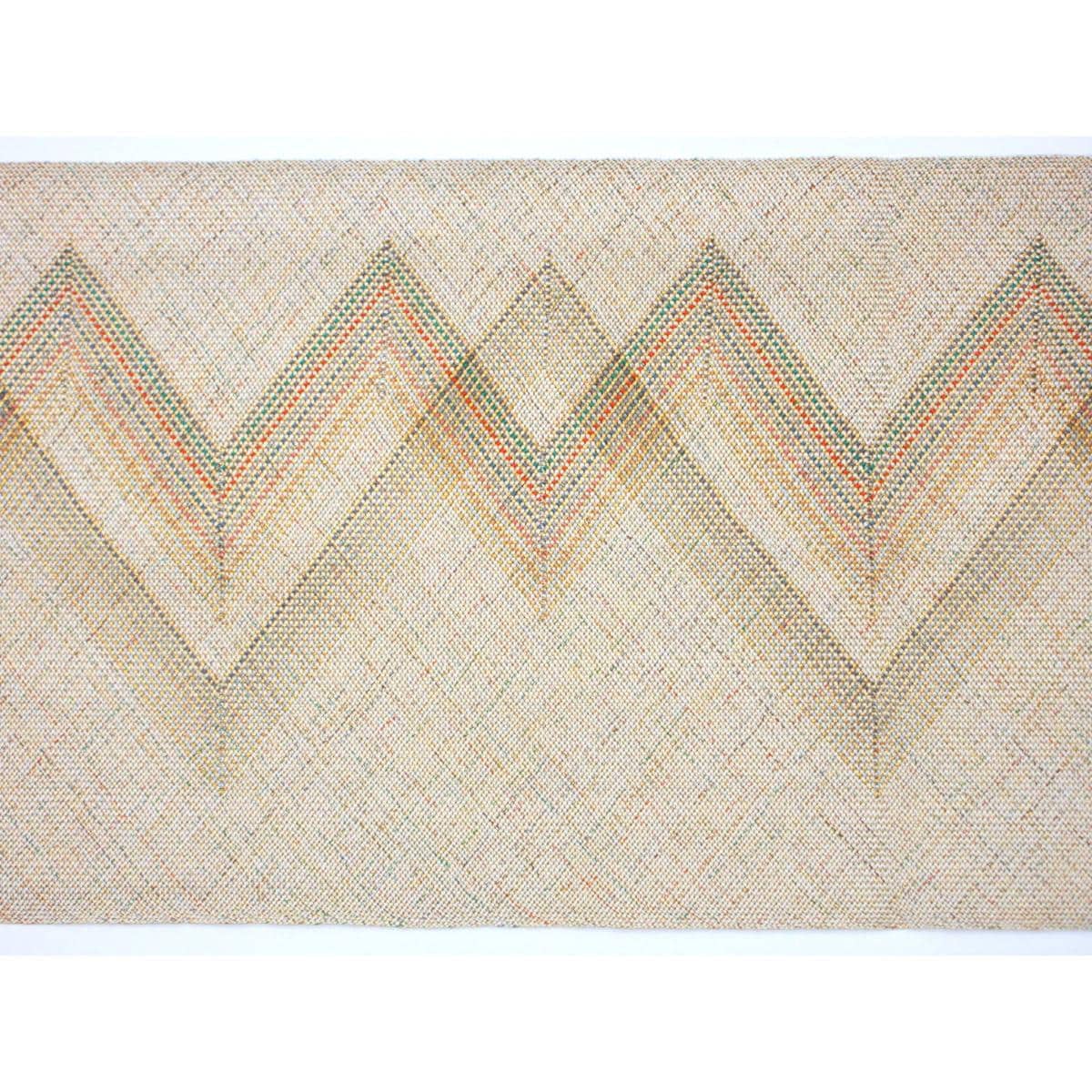 名古屋帯　組糸織　全通柄