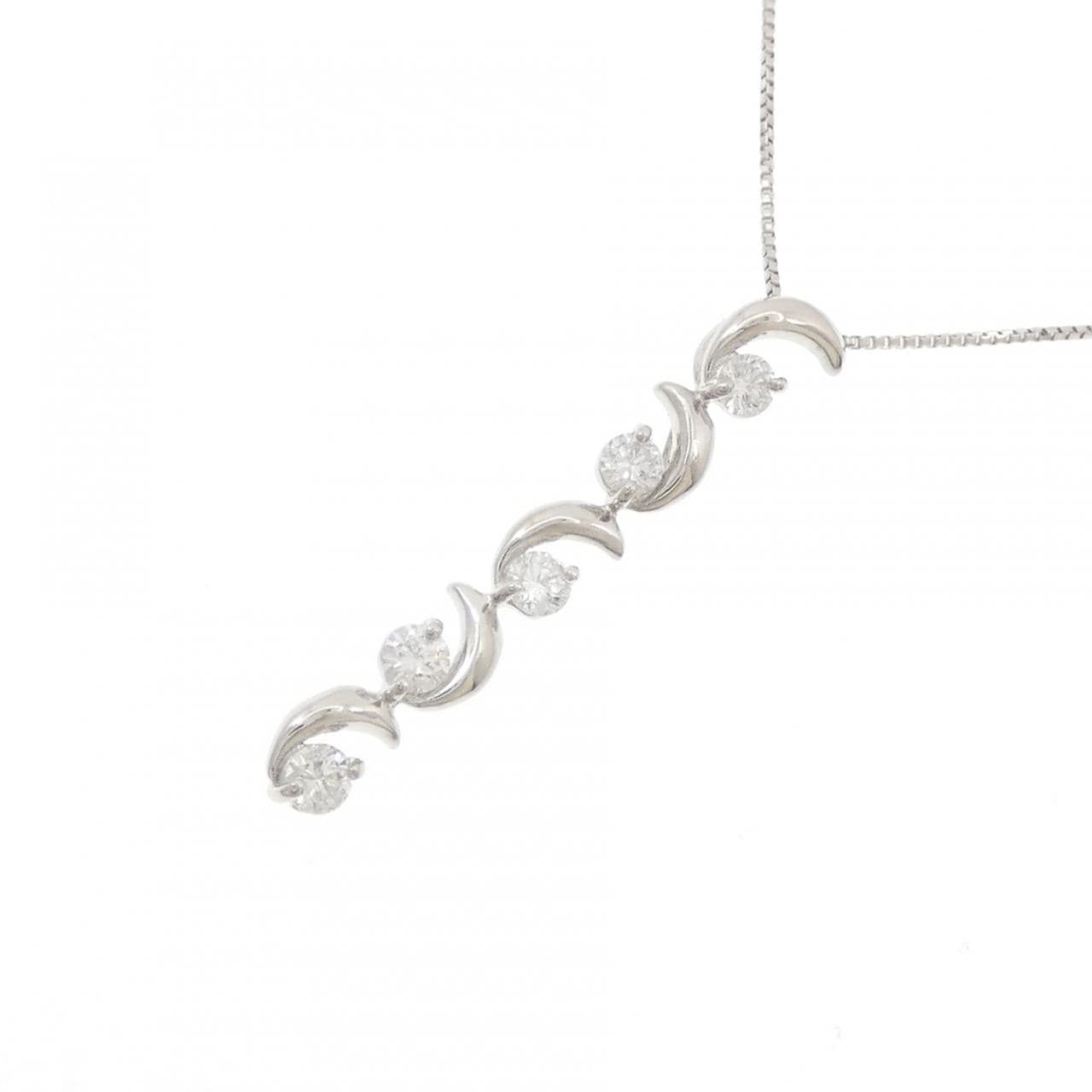 PT900/PT850 ダイヤモンド ネックレス 0.30CT
