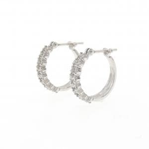 K18WG ダイヤモンド ピアス 0.20CT