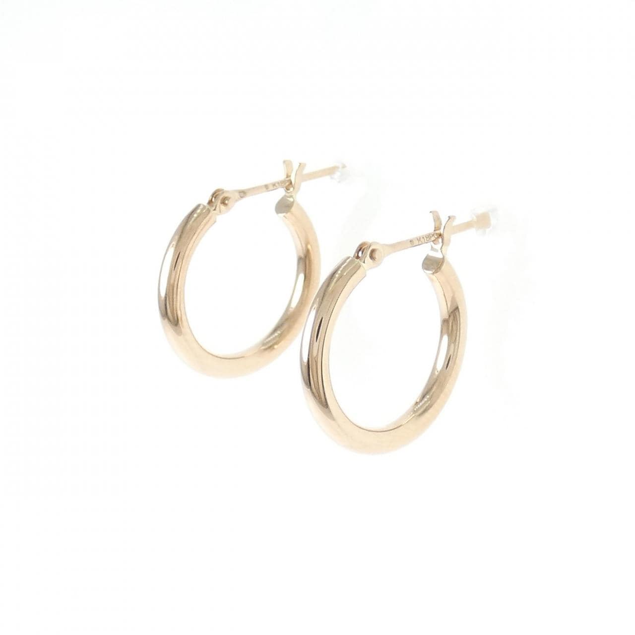 K18PG フープ ピアス