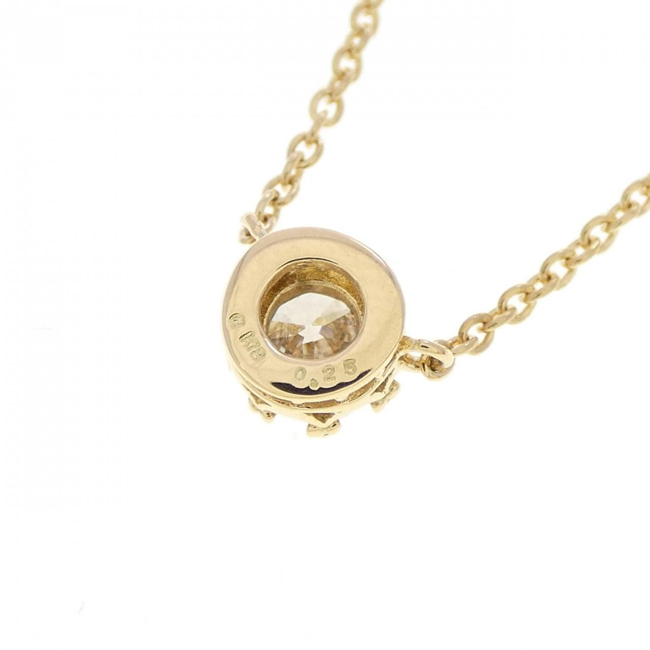 K18YG ダイヤモンド ネックレス 0.25CT