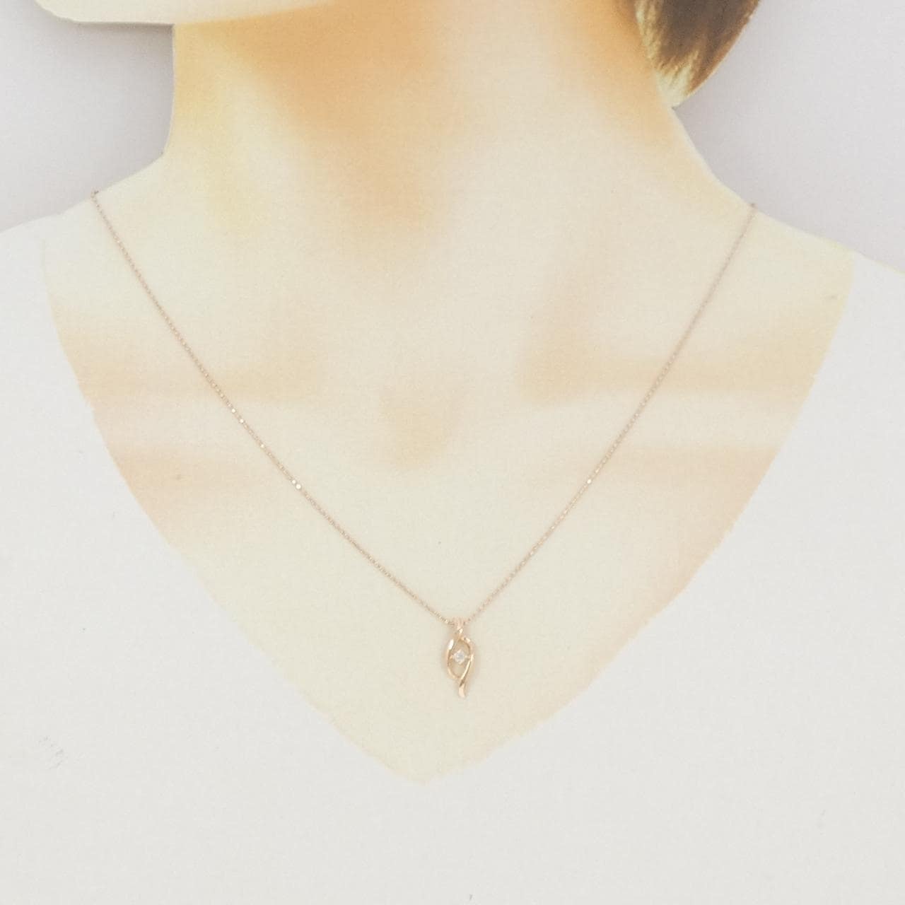 K10PG ダイヤモンド ネックレス