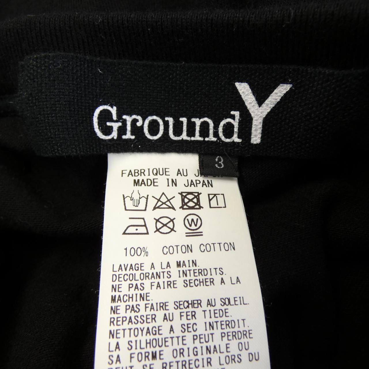 グラウンドワイ GROUND Y GO-T56-070 Tシャツ