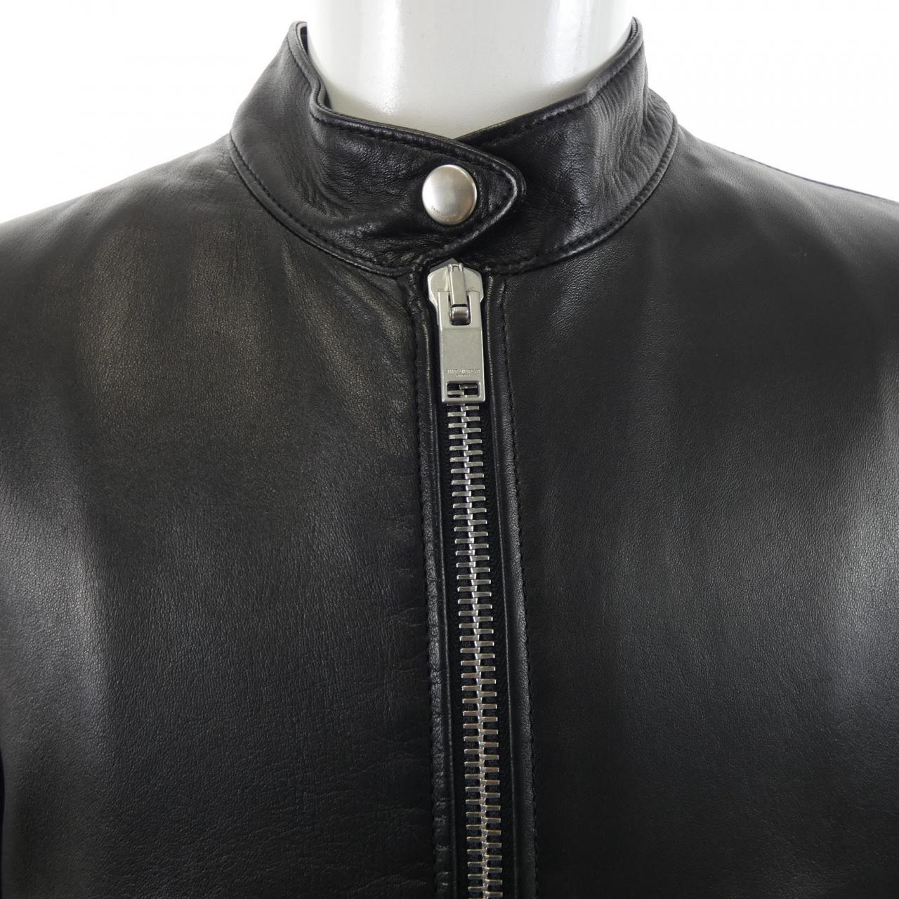 サンローラン SAINT LAURENT 362239 Y5YA1 レザーライダースジャケット