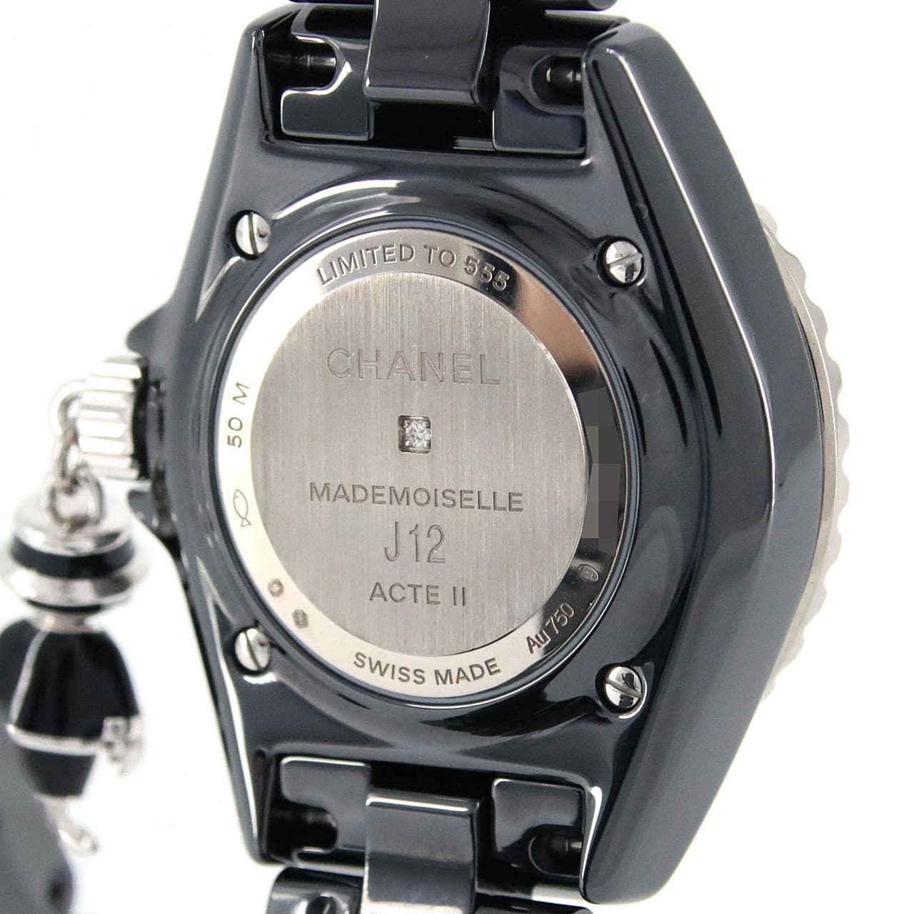 シャネル マドモアゼルJ12アクテⅡ 33mmセラミックxWG LIMITED H6479 セラミックxWG クォーツ