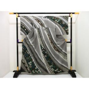 訪問着　金通しボカシ染　京友禅金彩加工