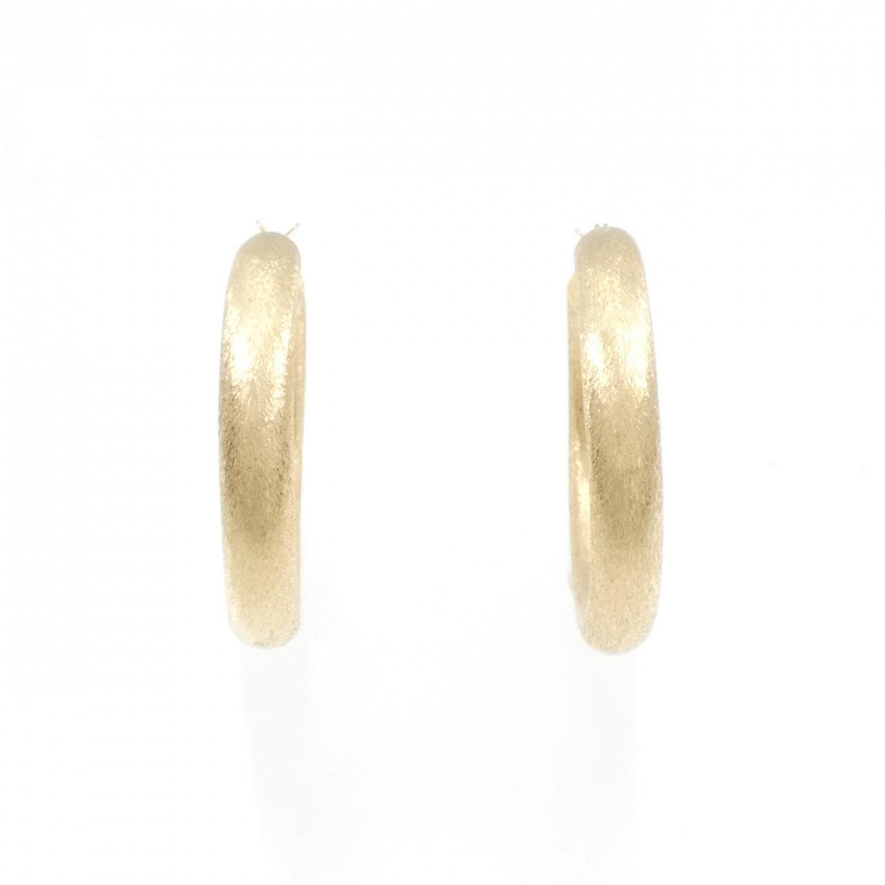 [BRAND NEW] K18YG hoop earrings