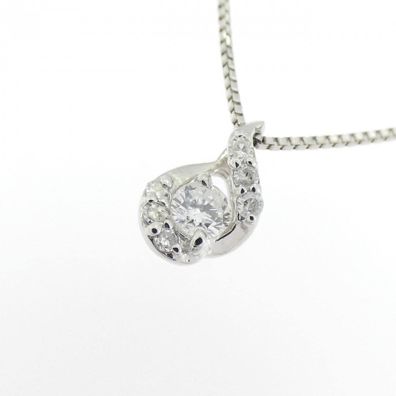 PT900/PT850 ダイヤモンド ネックレス 0.10CT