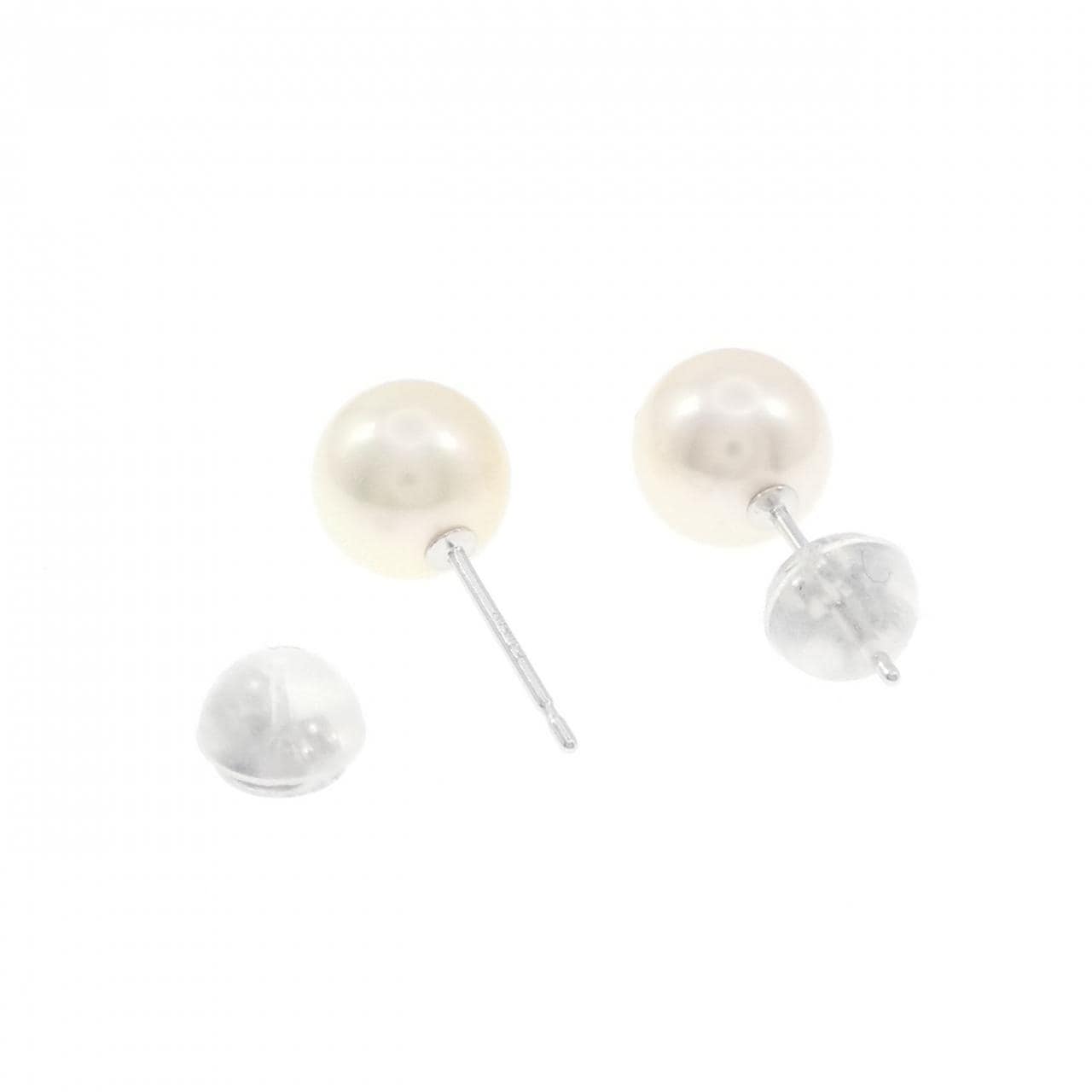 K14WG アコヤパール ピアス 6.9mm