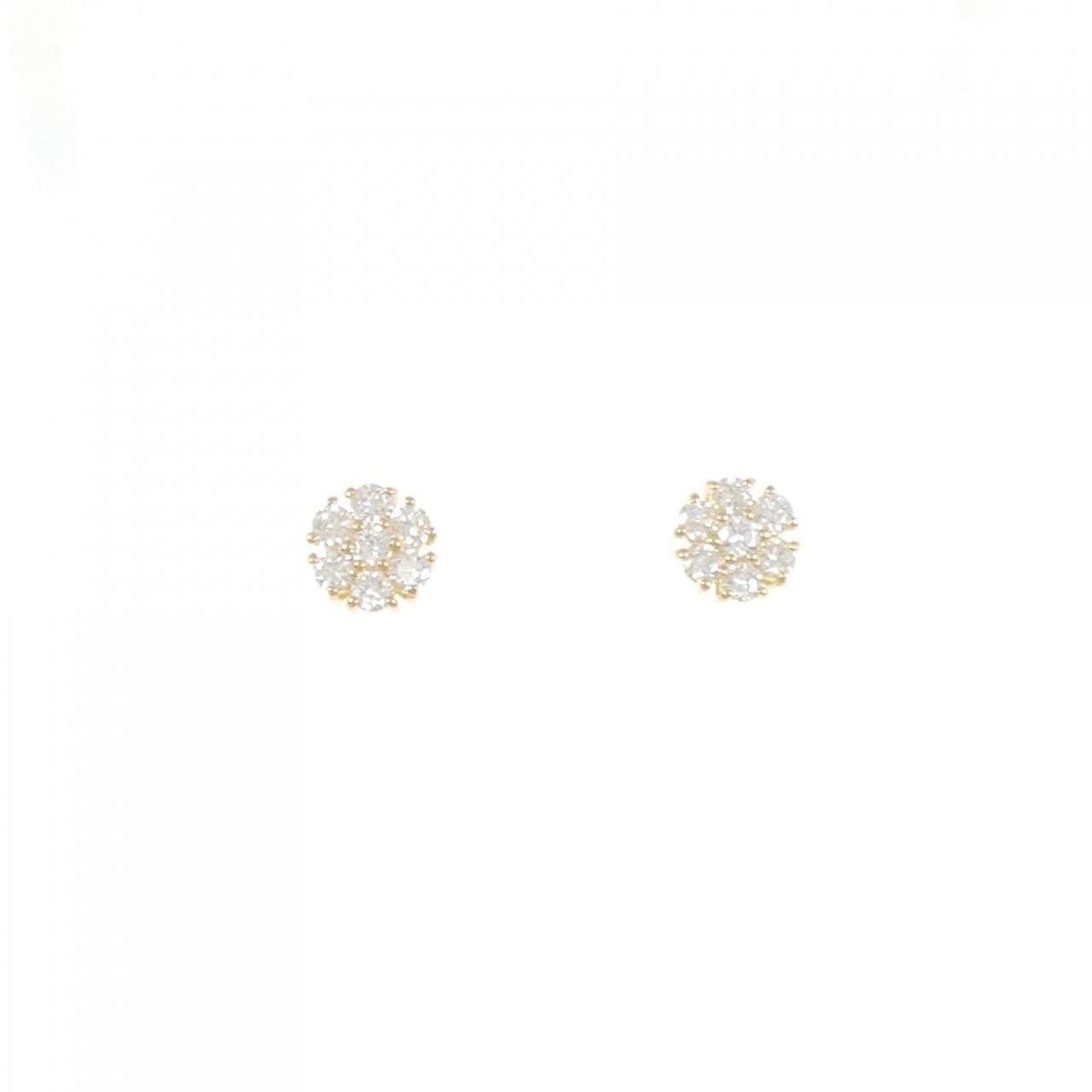 【リメイク】K18YG ダイヤモンド ピアス 0.30CT