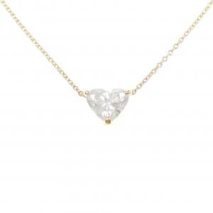 【リメイク】K18YG ダイヤモンド ネックレス 1.176CT F I1 ハートシェイプ