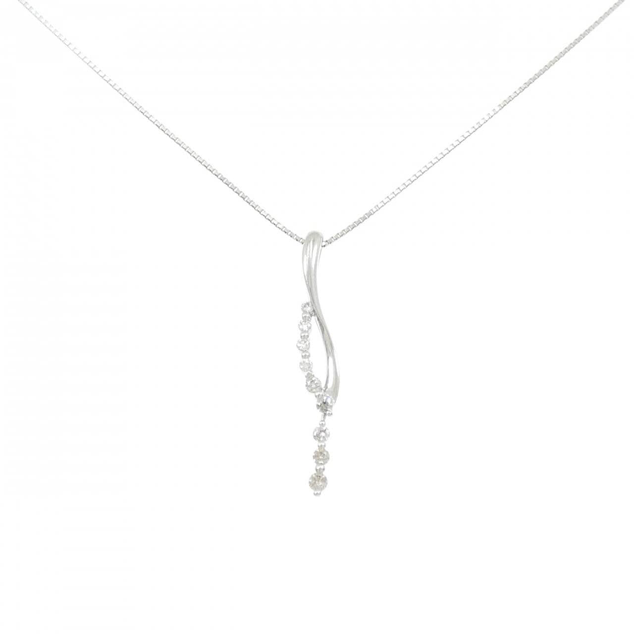PT950/PT850 ダイヤモンド ネックレス 0.25CT