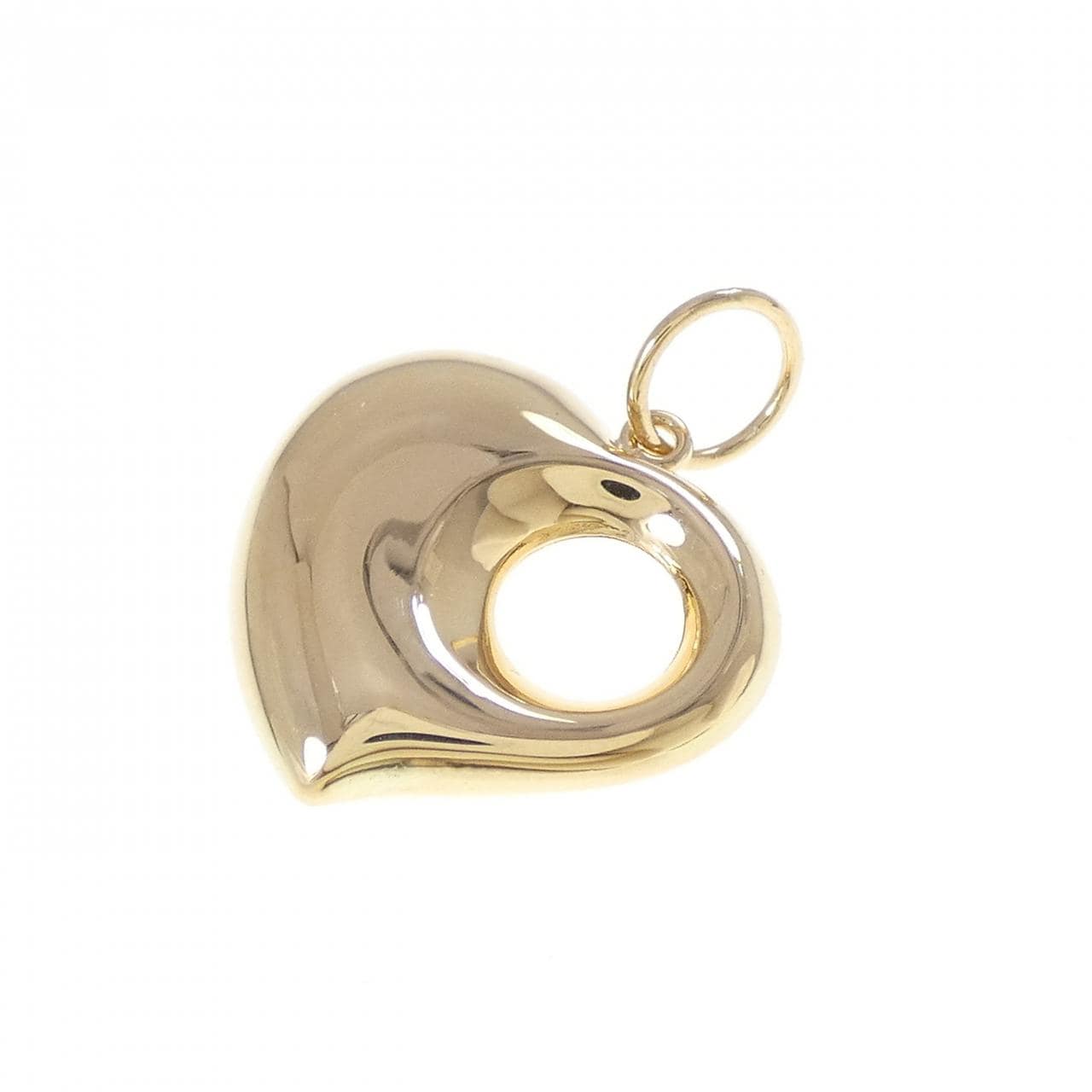 K18YG ハート ペンダント