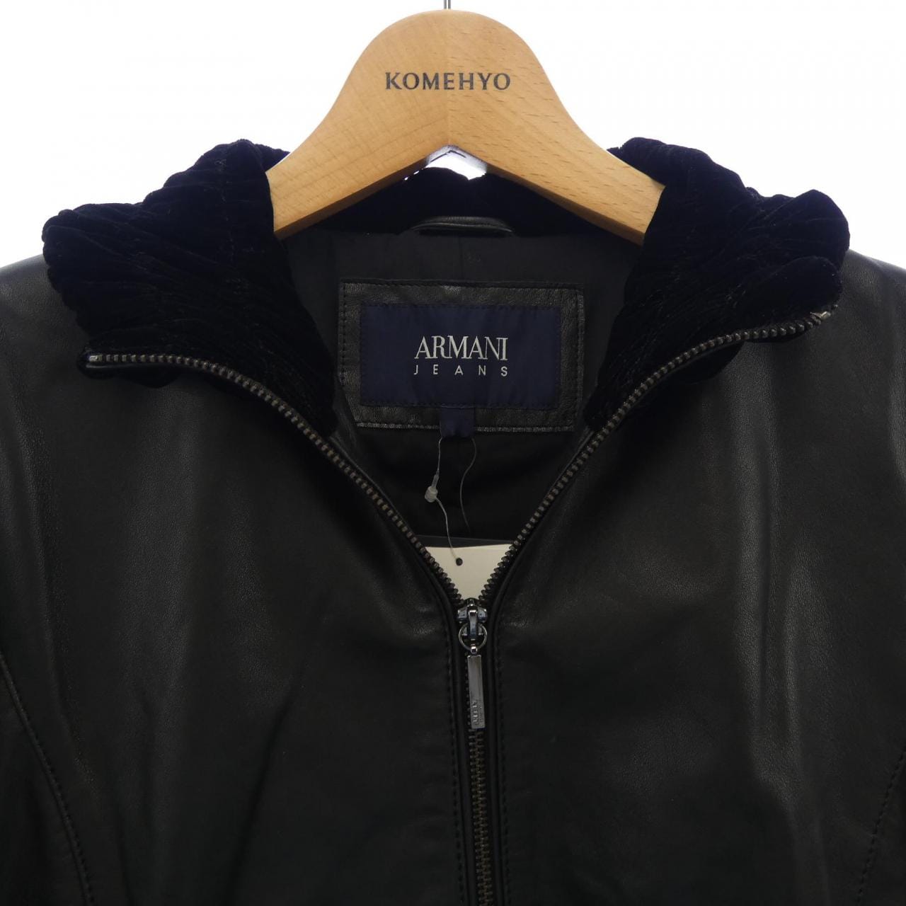 アルマーニジーンズ ARMANI JEANS レザーライダースジャケット