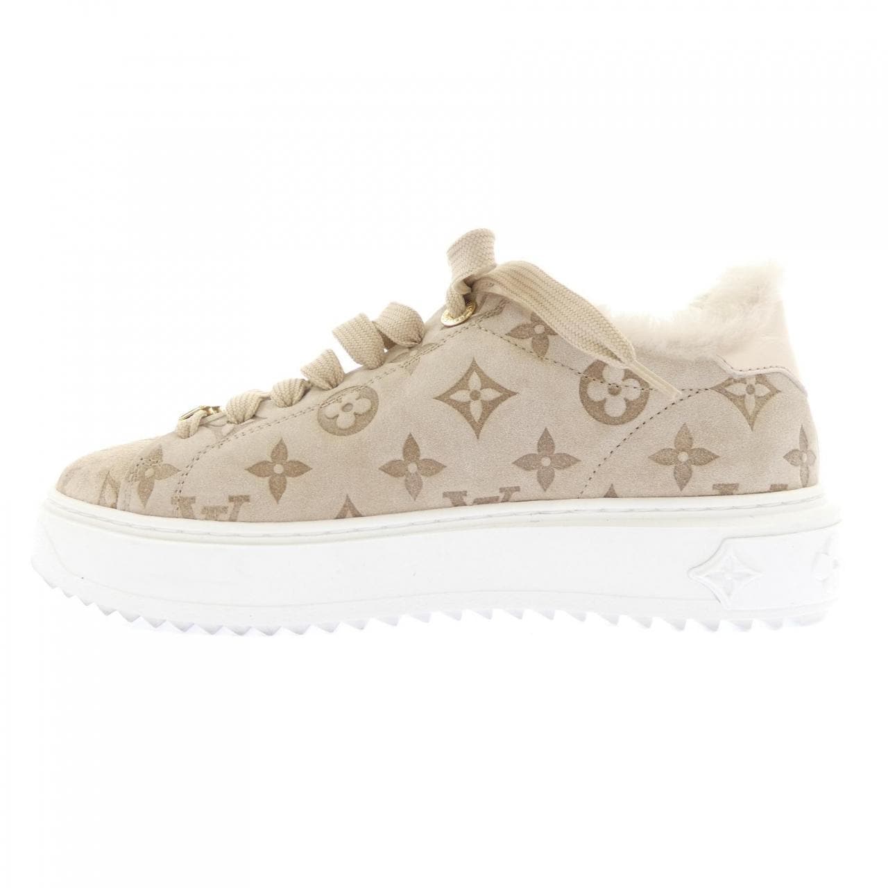 ルイヴィトン LOUIS VUITTON モノグラム フラワーモチーフ タイムアウトライン スニーカー