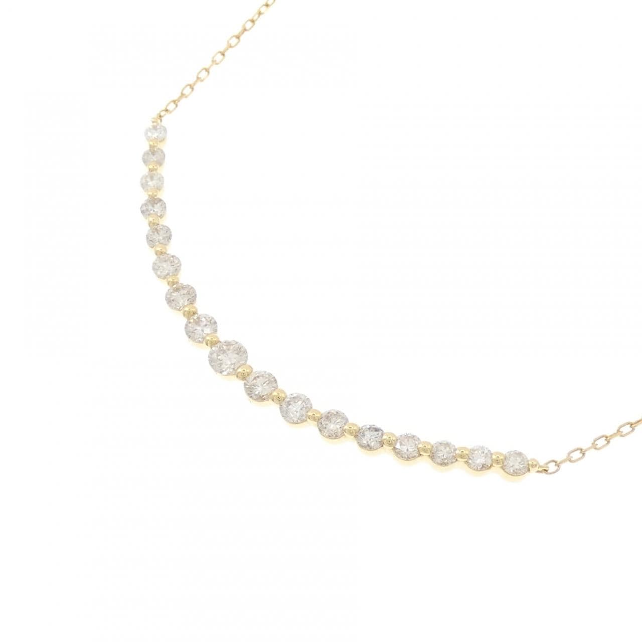K18YG ダイヤモンド ネックレス 1.00CT