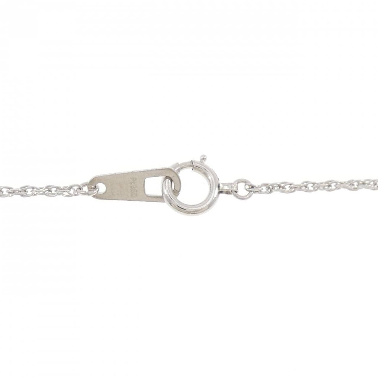 PT900/PT850 ルビー ネックレス 0.797CT