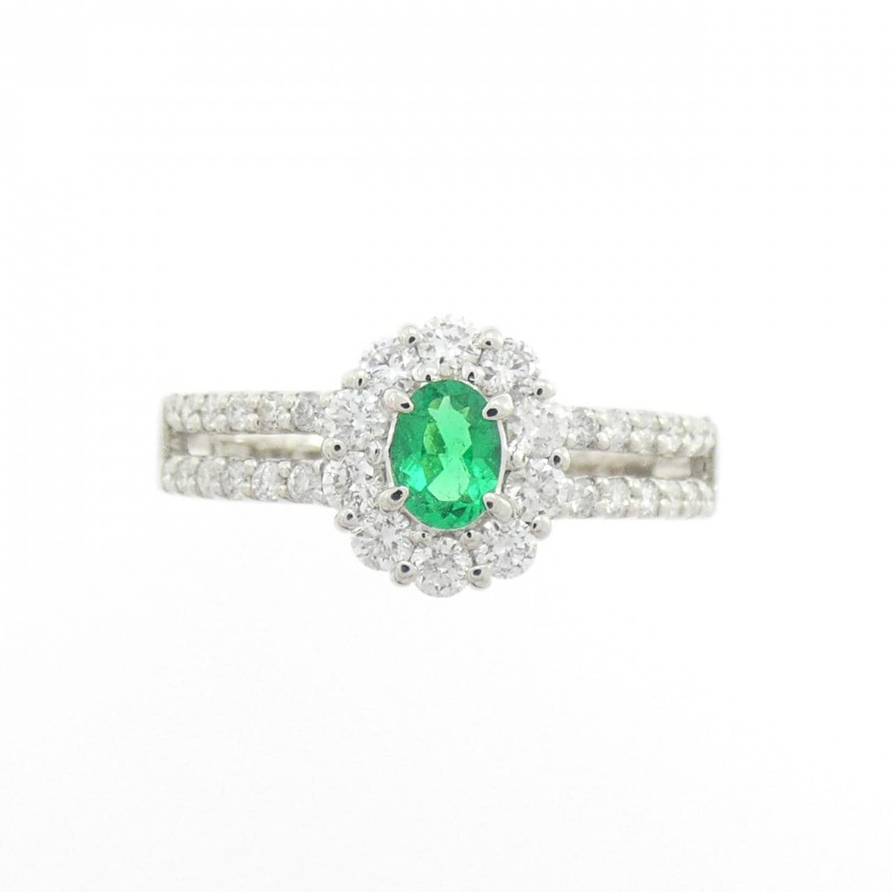 PT900 エメラルド リング 0.15CT