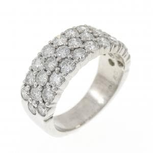PT900 パヴェ ダイヤモンド リング 2.06CT