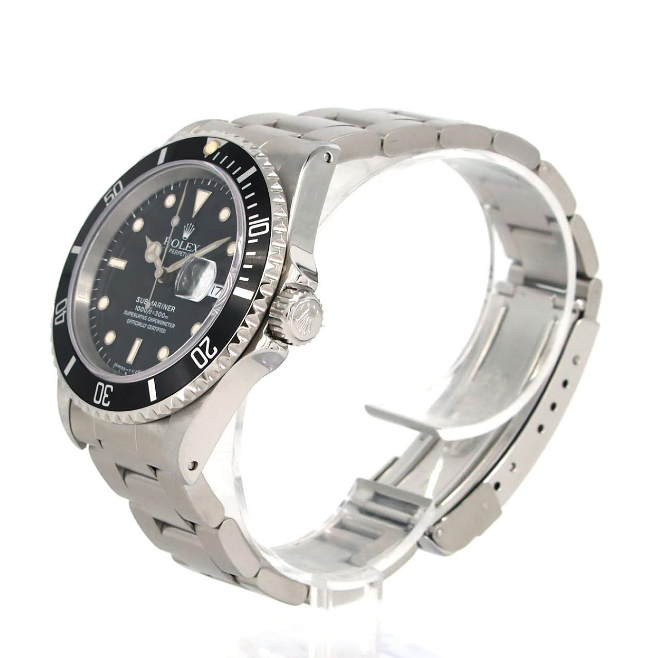 ロレックス サブマリーナーデイト 16610. SS 自動巻 W番