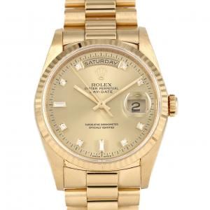 ロレックス デイデイト 18238A. YG 自動巻 W番
