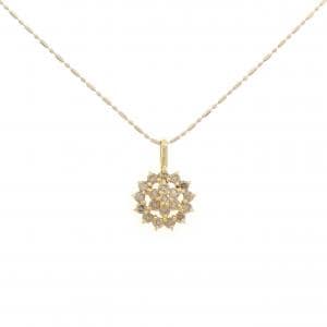 K18YG ダイヤモンド ネックレス 0.5CT