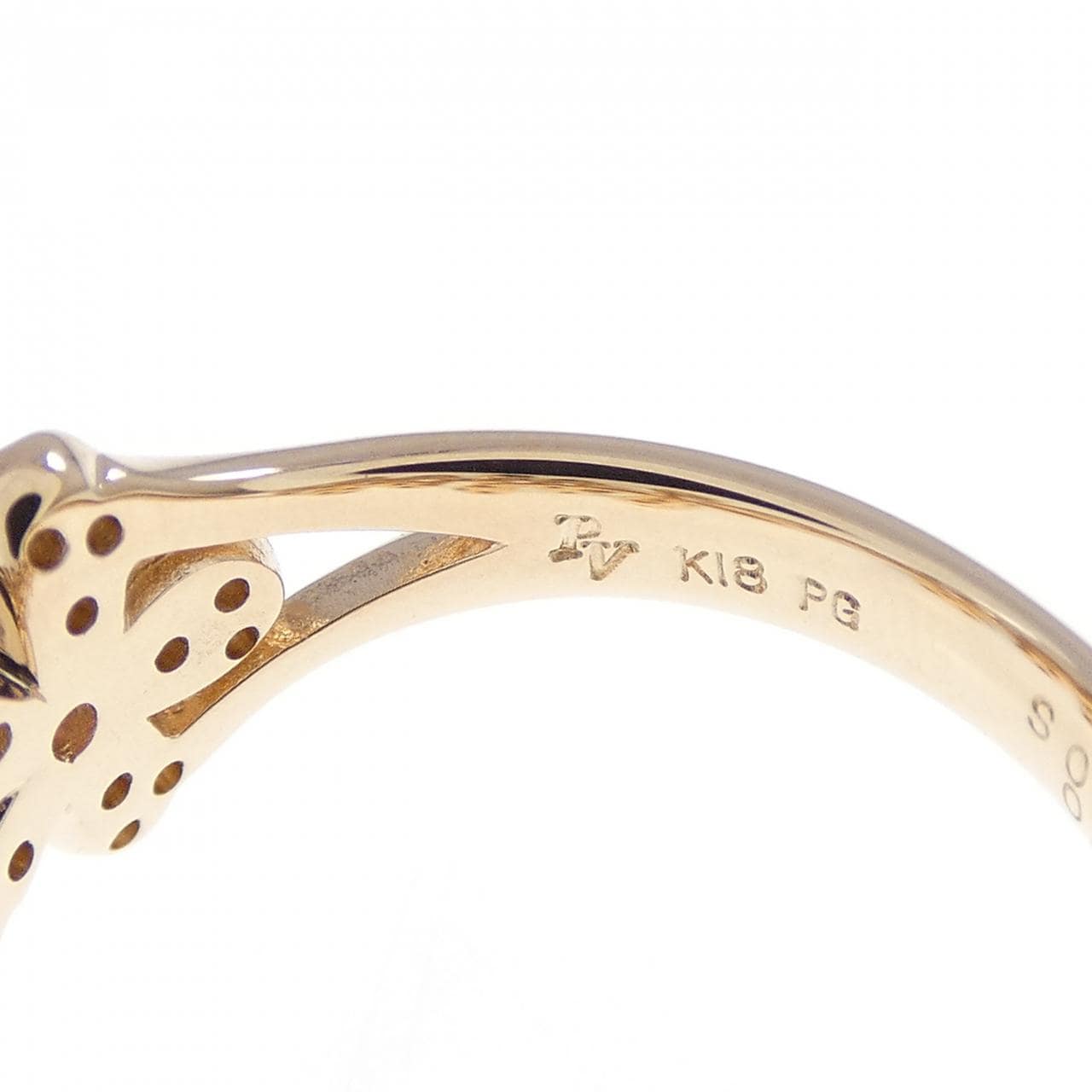 ポンテヴェキオ フラワー リング 0.25CT