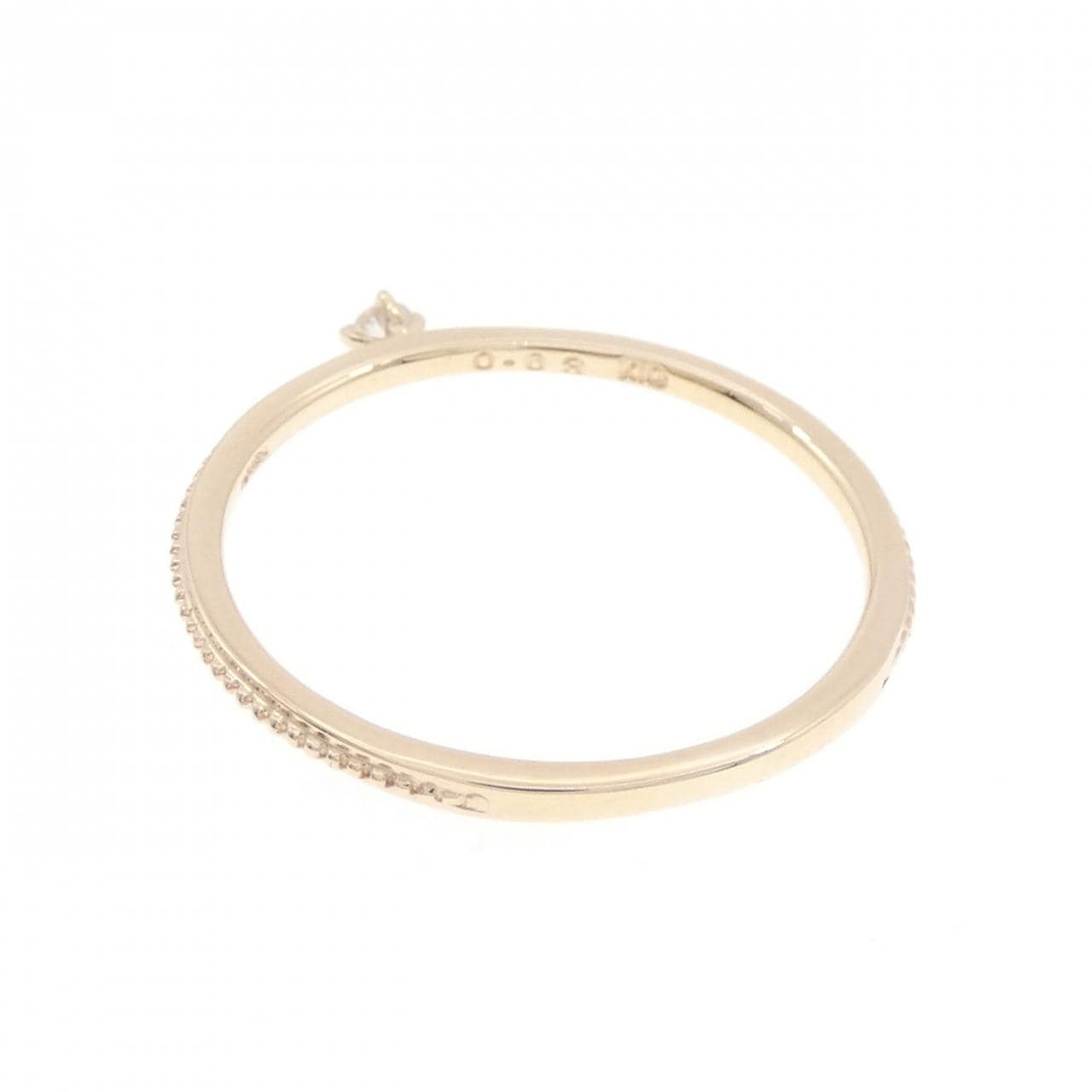 アガット ダイヤモンド リング 0.03CT
