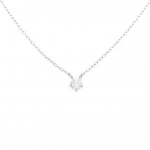 PT850 ソリティア ダイヤモンド ネックレス 0.22CT