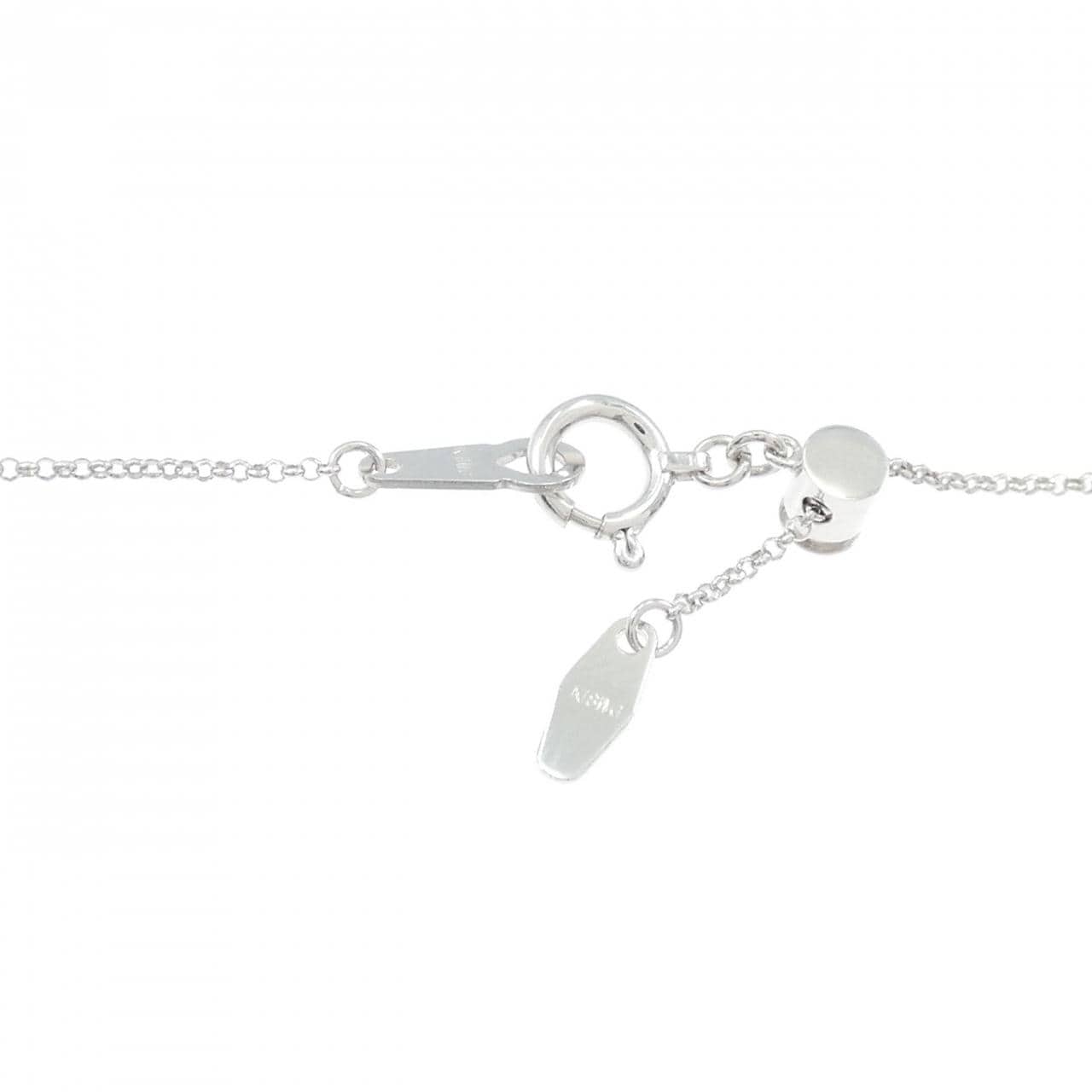 K18WG ルビー ネックレス 0.15CT