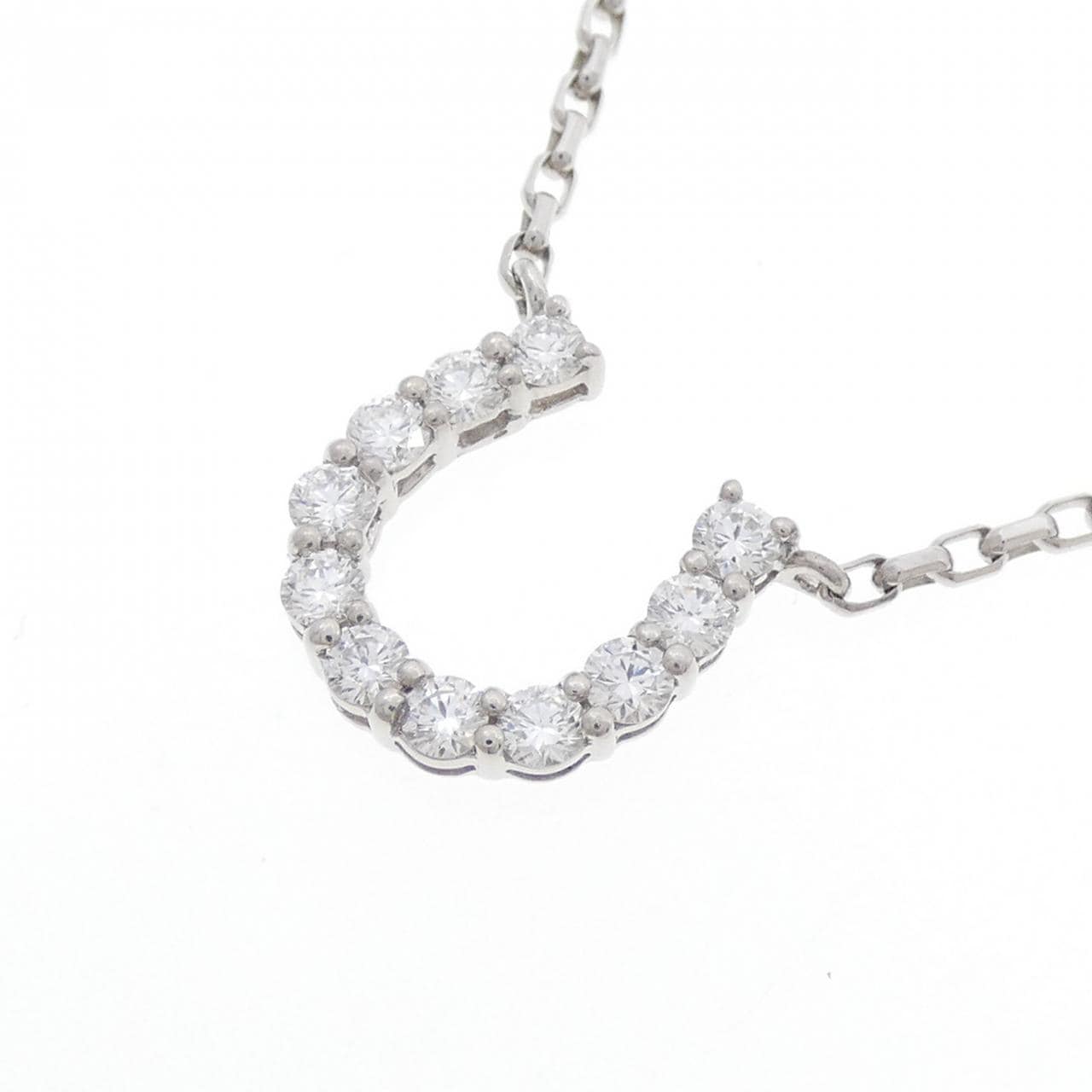 PT900/PT850 ホースシュー ダイヤモンド ネックレス 0.502CT