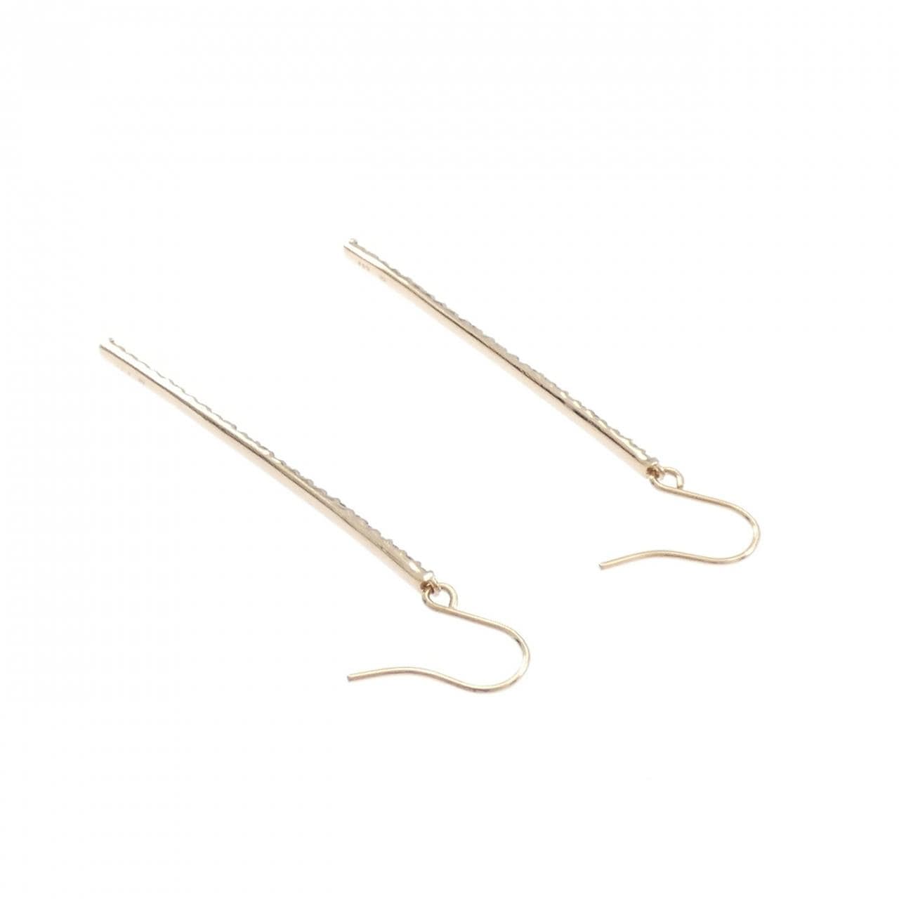 K18PG ダイヤモンド ピアス 0.50CT