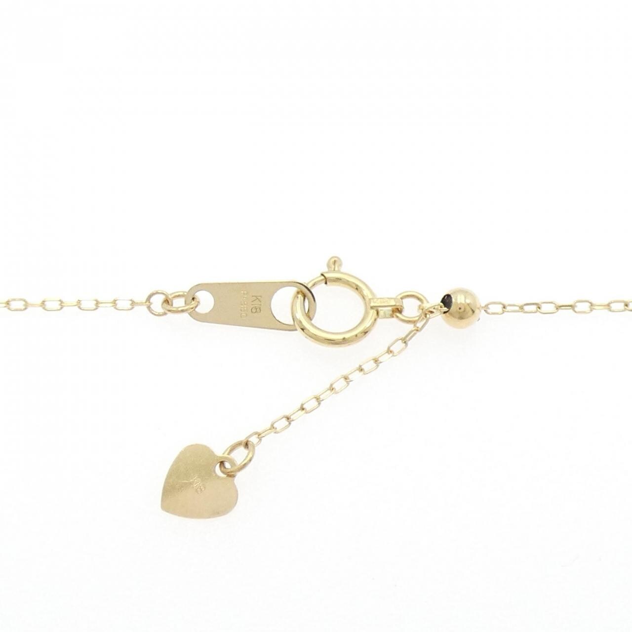 K18YG/PT850 ネックレス