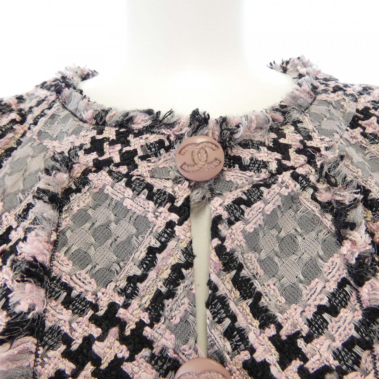 シャネル CHANEL P40606V29248 11P ノーカラージャケット