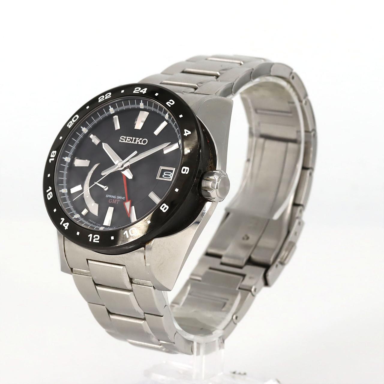 【ノーメンテナンス還元価格】セイコー ブライツアナンタ･スプリングドライブGMT 5R66-0AR0/SAEA005 SS 自動巻