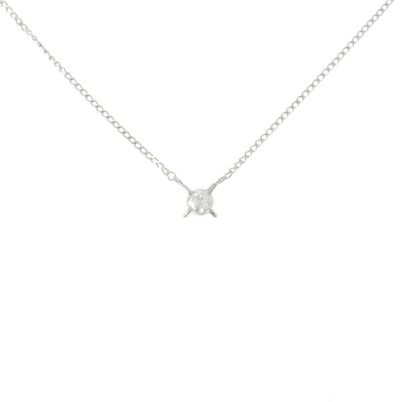 PT900/PT850 ダイヤモンド ネックレス 0.13CT