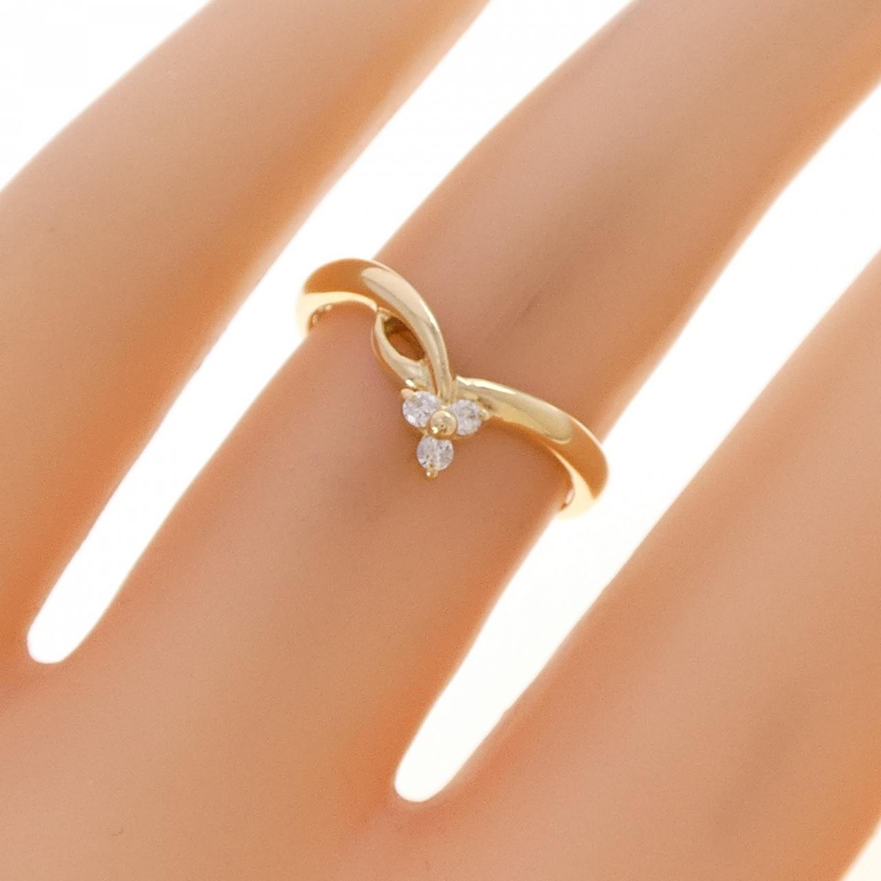K18YG ダイヤモンド リング 0.05CT