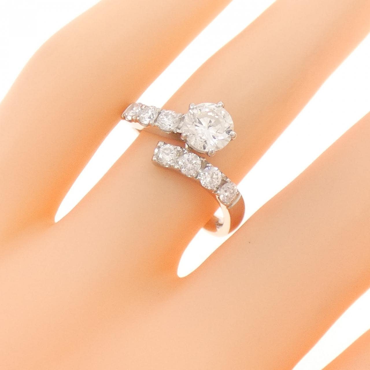 PT900 ダイヤモンド リング 0.77CT