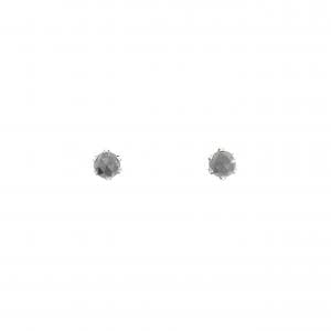 PT900 ソリティア ダイヤモンド ピアス 0.50CT
