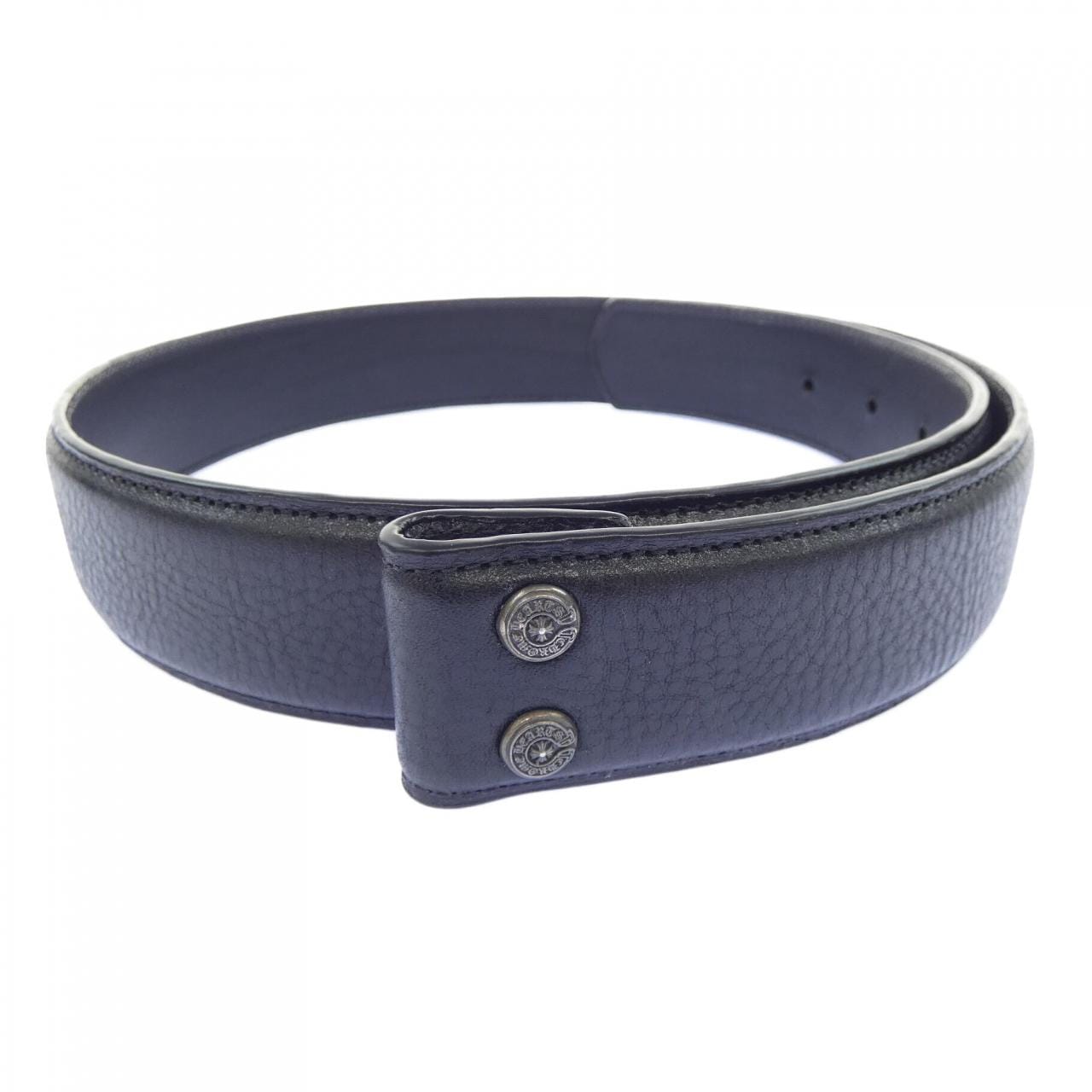 クロムハーツ CHROME HEARTS STRAP 1.5 BLK HVY WT LTHR 301015211A06 BELT